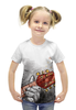 Заказать детскую футболку в Москве. Футболка с полной запечаткой для девочек Гитарист от megashmot - готовые дизайны и нанесение принтов.