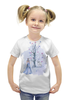 Заказать детскую футболку в Москве. Футболка с полной запечаткой для девочек Волшебный лес от juliafast77 - готовые дизайны и нанесение принтов.