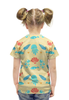 Заказать детскую футболку в Москве. Футболка с полной запечаткой для девочек Обитатели моря от Romanova - готовые дизайны и нанесение принтов.
