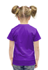 Заказать детскую футболку в Москве. Футболка с полной запечаткой для девочек Фиолетовый. от Eva De Peron.  - готовые дизайны и нанесение принтов.
