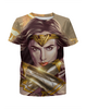 Заказать детскую футболку в Москве. Футболка с полной запечаткой для девочек Чудо-женщина / Wonder Woman от Jimmy Flash - готовые дизайны и нанесение принтов.