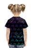 Заказать детскую футболку в Москве. Футболка с полной запечаткой для девочек Fortnite, Marshmello от geekbox - готовые дизайны и нанесение принтов.
