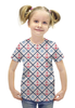 Заказать детскую футболку в Москве. Футболка с полной запечаткой для девочек Моряк от THE_NISE  - готовые дизайны и нанесение принтов.