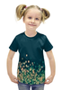 Заказать детскую футболку в Москве. Футболка с полной запечаткой для девочек Мерцающий от THE_NISE  - готовые дизайны и нанесение принтов.