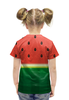 Заказать детскую футболку в Москве. Футболка с полной запечаткой для девочек арбузы от THE_NISE  - готовые дизайны и нанесение принтов.