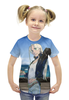 Заказать детскую футболку в Москве. Футболка с полной запечаткой для девочек H01Y 6EEK от Катя Муу - готовые дизайны и нанесение принтов.
