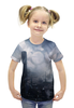Заказать детскую футболку в Москве. Футболка с полной запечаткой для девочек Mass effect от galaxy secret - готовые дизайны и нанесение принтов.
