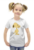 Заказать детскую футболку в Москве. Футболка с полной запечаткой для девочек Фанни дог от mrs-snit@yandex.ru - готовые дизайны и нанесение принтов.