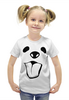 Заказать детскую футболку в Москве. Футболка с полной запечаткой для девочек Собака от nadegda - готовые дизайны и нанесение принтов.
