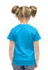 Заказать детскую футболку в Москве. Футболка с полной запечаткой для девочек дельфин от THE_NISE  - готовые дизайны и нанесение принтов.