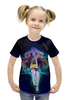 Заказать детскую футболку в Москве. Футболка с полной запечаткой для девочек Gravity Falls от ПРИНТЫ ПЕЧАТЬ  - готовые дизайны и нанесение принтов.