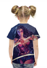 Заказать детскую футболку в Москве. Футболка с полной запечаткой для девочек Чудо-женщина от Jimmy Flash - готовые дизайны и нанесение принтов.