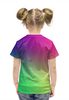 Заказать детскую футболку в Москве. Футболка с полной запечаткой для девочек Герб России от THE_NISE  - готовые дизайны и нанесение принтов.