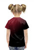 Заказать детскую футболку в Москве. Футболка с полной запечаткой для девочек ЗЛОЙ ЕДИНОРОГ от ELENA ZHARINOVA - готовые дизайны и нанесение принтов.