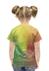 Заказать детскую футболку в Москве. Футболка с полной запечаткой для девочек Коктейль на фоне АПВ 3.1.21 от Валерий Психовирусофф - готовые дизайны и нанесение принтов.