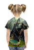 Заказать детскую футболку в Москве. Футболка с полной запечаткой для девочек Озеро от THE_NISE  - готовые дизайны и нанесение принтов.