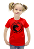 Заказать детскую футболку в Москве. Футболка с полной запечаткой для девочек Руна Викингов от aleks_say - готовые дизайны и нанесение принтов.