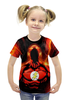 Заказать детскую футболку в Москве. Футболка с полной запечаткой для девочек The Flash  от mike_vazovski - готовые дизайны и нанесение принтов.