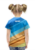 Заказать детскую футболку в Москве. Футболка с полной запечаткой для девочек FORTNITE от balden - готовые дизайны и нанесение принтов.