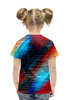 Заказать детскую футболку в Москве. Футболка с полной запечаткой для девочек Цветные текстуры от THE_NISE  - готовые дизайны и нанесение принтов.