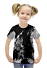 Заказать детскую футболку в Москве. Футболка с полной запечаткой для девочек Пятна от THE_NISE  - готовые дизайны и нанесение принтов.
