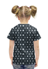 Заказать детскую футболку в Москве. Футболка с полной запечаткой для девочек Фазы лун от megashmot - готовые дизайны и нанесение принтов.