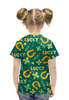 Заказать детскую футболку в Москве. Футболка с полной запечаткой для девочек lucky от THE_NISE  - готовые дизайны и нанесение принтов.