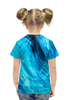 Заказать детскую футболку в Москве. Футболка с полной запечаткой для девочек Узор красок от THE_NISE  - готовые дизайны и нанесение принтов.