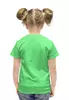 Заказать детскую футболку в Москве. Футболка с полной запечаткой для девочек Милый и веселый авокадо от Ab-Style.ru - готовые дизайны и нанесение принтов.