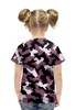 Заказать детскую футболку в Москве. Футболка с полной запечаткой для девочек camouflage Pixel от THE_NISE  - готовые дизайны и нанесение принтов.
