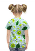 Заказать детскую футболку в Москве. Футболка с полной запечаткой для девочек Фрукты от THE_NISE  - готовые дизайны и нанесение принтов.