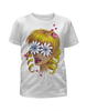 Заказать детскую футболку в Москве. Футболка с полной запечаткой для девочек Без ума от цветов от d_ari.design@mail.ru - готовые дизайны и нанесение принтов.