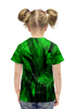 Заказать детскую футболку в Москве. Футболка с полной запечаткой для девочек Взрыв от THE_NISE  - готовые дизайны и нанесение принтов.