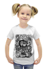 Заказать детскую футболку в Москве. Футболка с полной запечаткой для девочек Иллюстрация от Media M  - готовые дизайны и нанесение принтов.