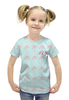 Заказать детскую футболку в Москве. Футболка с полной запечаткой для девочек Розовый полет от anomalica - готовые дизайны и нанесение принтов.