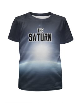 Заказать детскую футболку в Москве. Футболка с полной запечаткой для девочек The Saturn (The Planet) от ISliM - готовые дизайны и нанесение принтов.