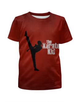 Заказать детскую футболку в Москве. Футболка с полной запечаткой для девочек Каратэ Пацан от hardstore - готовые дизайны и нанесение принтов.