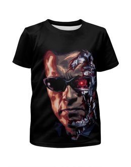Заказать детскую футболку в Москве. Футболка с полной запечаткой для девочек Terminator от scrat29@yandex.ru - готовые дизайны и нанесение принтов.