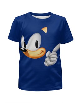 Заказать детскую футболку в Москве. Футболка с полной запечаткой для девочек Sonic от ПРИНТЫ ПЕЧАТЬ  - готовые дизайны и нанесение принтов.