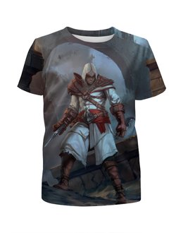 Заказать детскую футболку в Москве. Футболка с полной запечаткой для девочек Assassin’s Creed  от aleks_say - готовые дизайны и нанесение принтов.