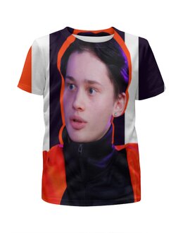 Заказать детскую футболку в Москве. Футболка с полной запечаткой для девочек Даня Милохин от THE_NISE  - готовые дизайны и нанесение принтов.