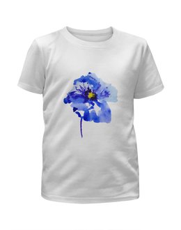 Заказать детскую футболку в Москве. Футболка с полной запечаткой для девочек цветок от THE_NISE  - готовые дизайны и нанесение принтов.