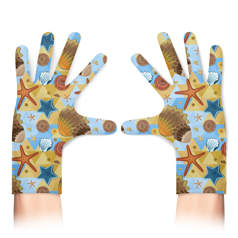 Printio Перчатки с полной запечаткой Подводный мир printio футболка с полной запечаткой женская подводный мир