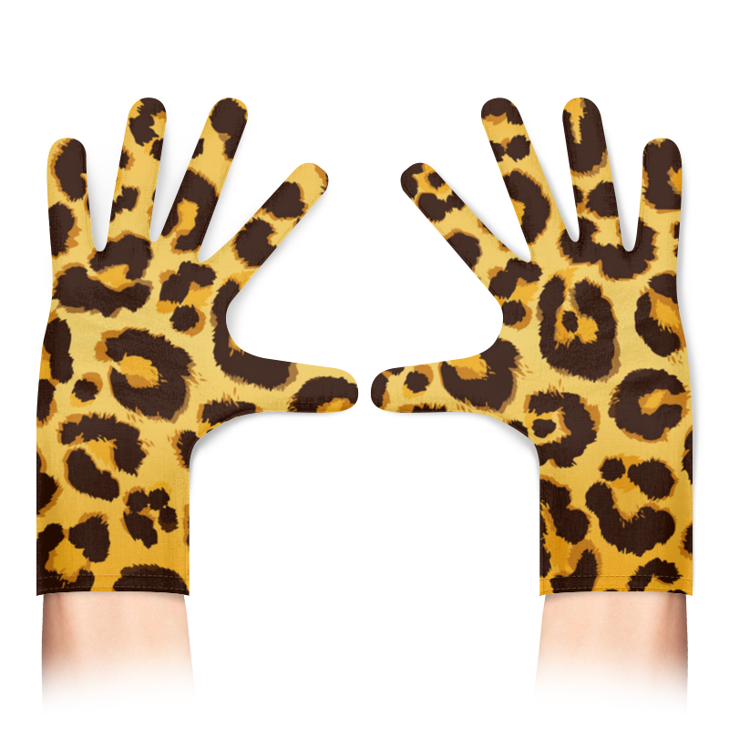 Printio Перчатки с полной запечаткой Леопард printio перчатки с полной запечаткой леопард