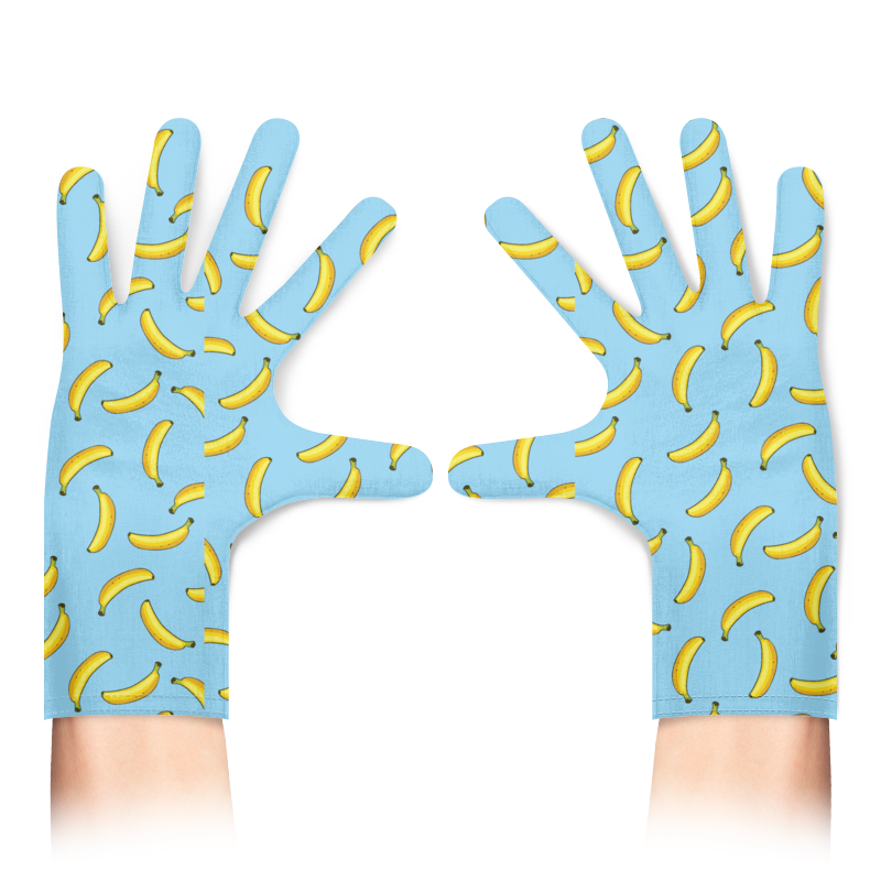 Printio Перчатки с полной запечаткой Бананы printio перчатки с полной запечаткой черника