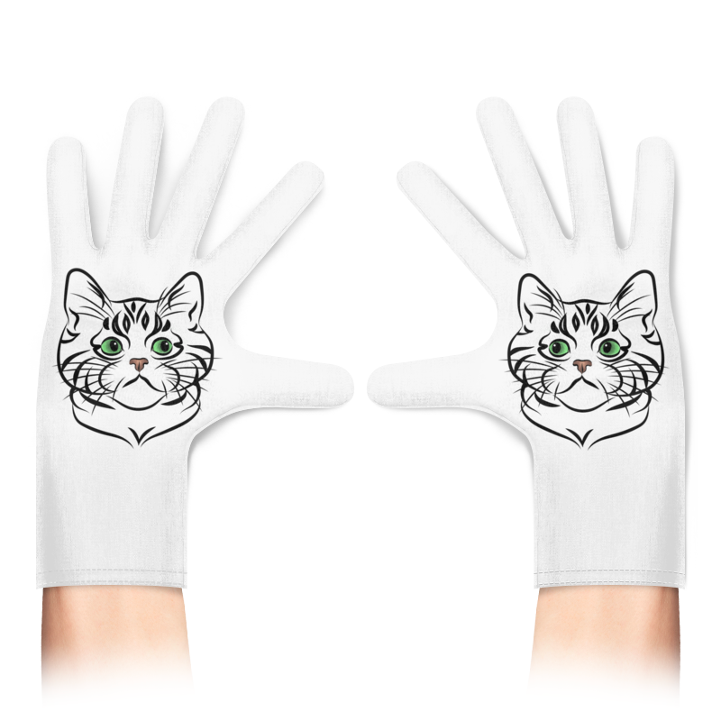 Printio Перчатки с полной запечаткой Просто кот printio перчатки с полной запечаткой кот с сердечком