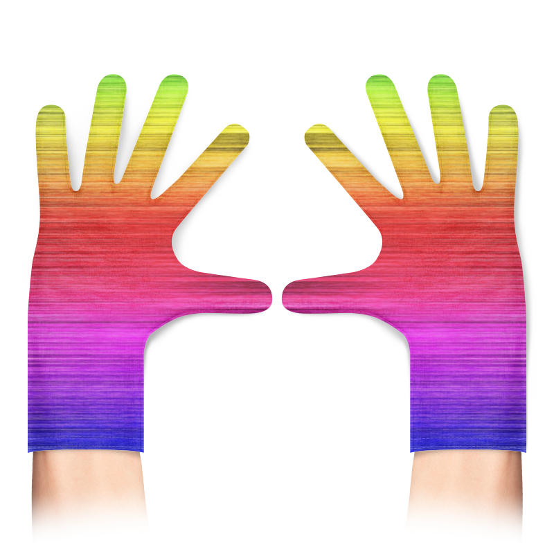 Printio Перчатки с полной запечаткой Разноцветные полосы printio перчатки с полной запечаткой разноцветные
