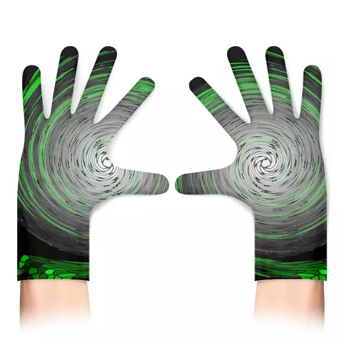 Заказать перчатки в Москве. Перчатки с полной запечаткой Спиральная галактика от Alexey Evsyunin - готовые дизайны и нанесение принтов.