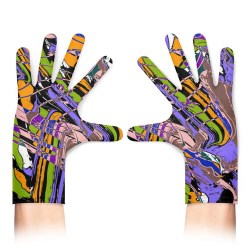 Заказать перчатки и варежки в Москве. Перчатки с полной запечаткой Авторский стиль от mimiart  - готовые дизайны и нанесение принтов.