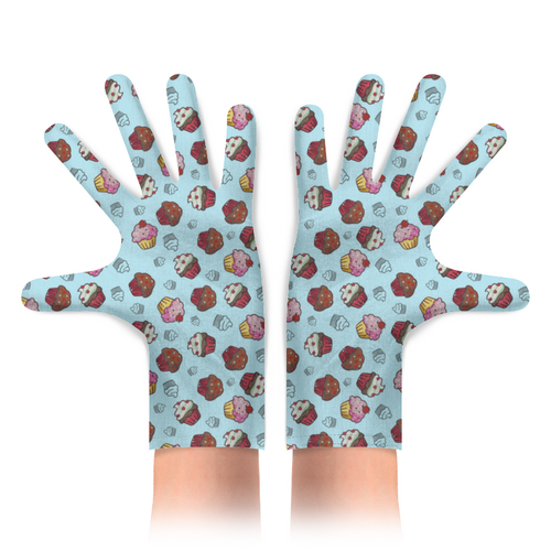 Заказать перчатки в Москве. Перчатки с полной запечаткой Кексы от reut.94@mail.ru - готовые дизайны и нанесение принтов.